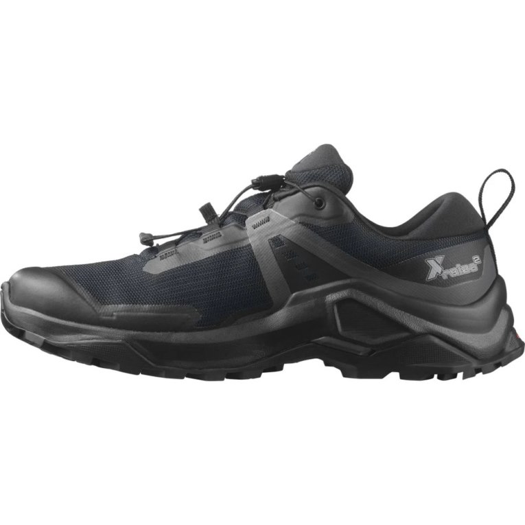 Black Salomon X Raise 2 GTX Men's Hiking Shoes | PH 32715N